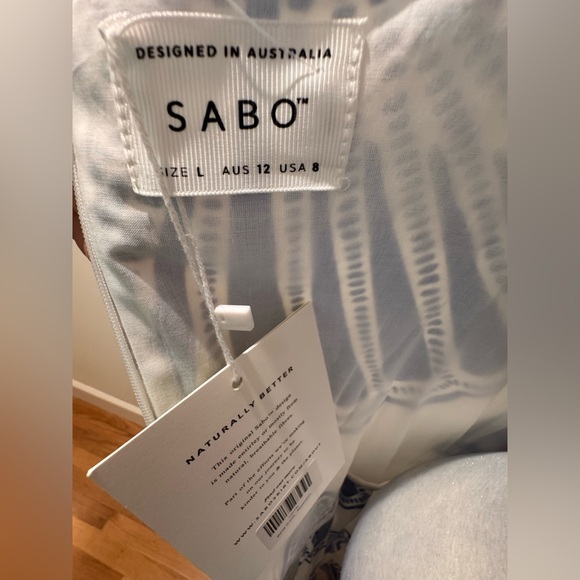 Sabo Skirt -NWT Blue and White Maxi Dress - Picture 5 of 5